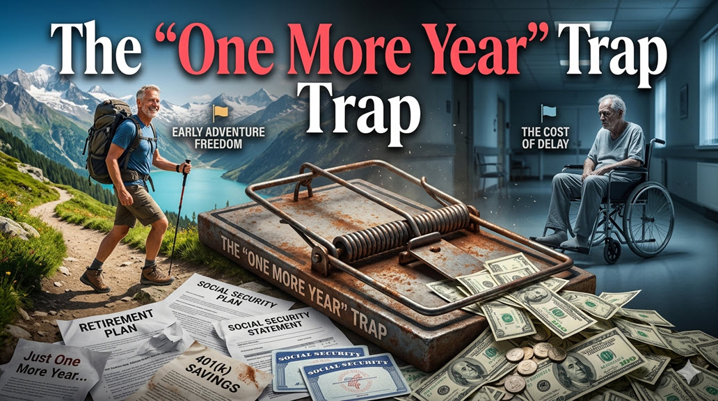 The “One More Year” Trap — Why Early Retirees Keep Working Even When They Don’t Need To