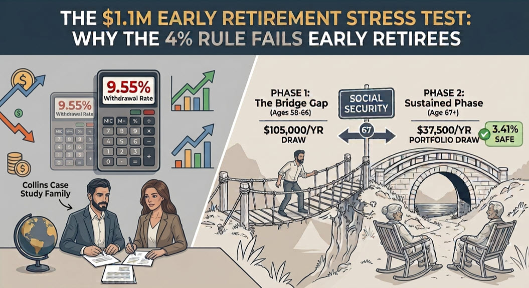The $1.1M Early Retirement Stress Test: Why the 4% Rule Fails Early Retirees (Part 2 of 10)